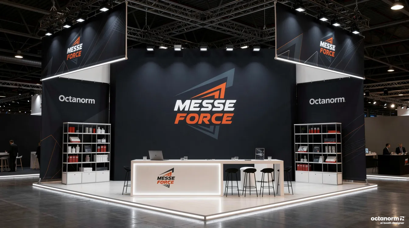 Professioneller Octanorm Systemstand in Frankfurt